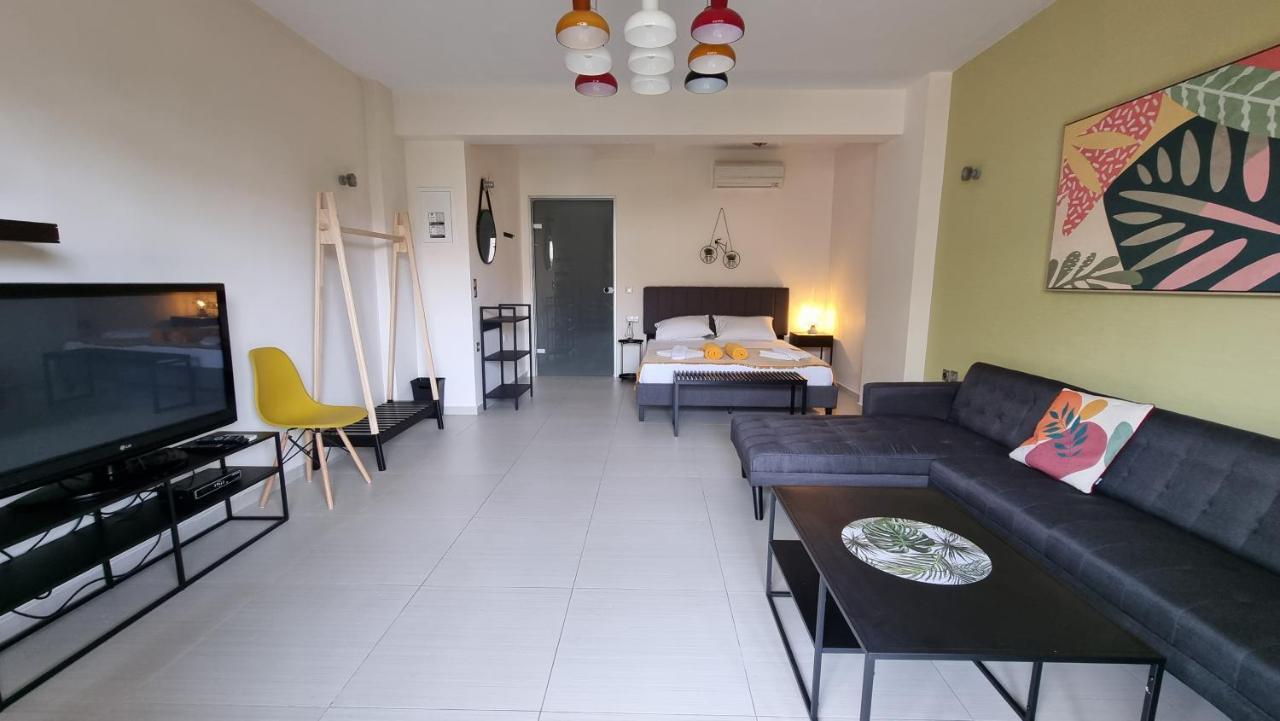 Sandy Point Villas Chania Agia Marina  ภายนอก รูปภาพ